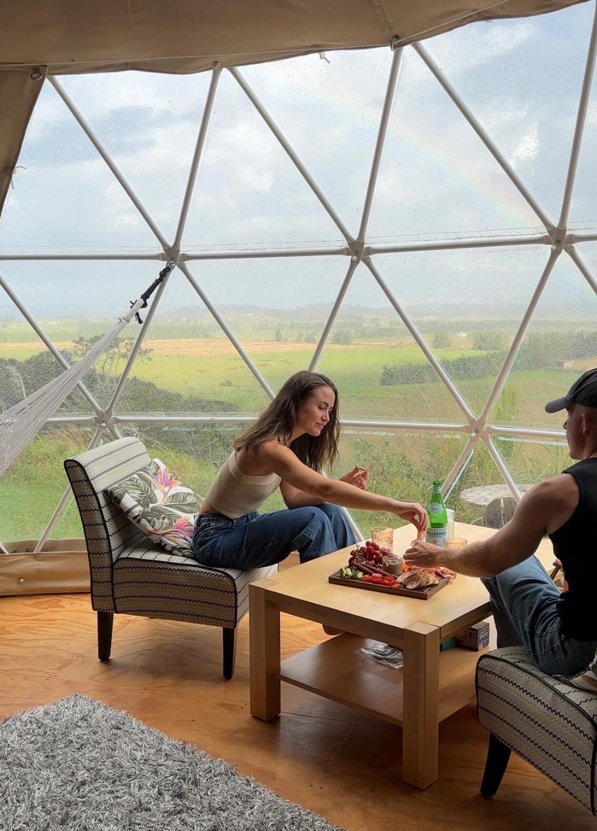 1 Waipu Off-Grid Eco Seaview Geodesic Glamping Dome Otel Dış mekan fotoğraf