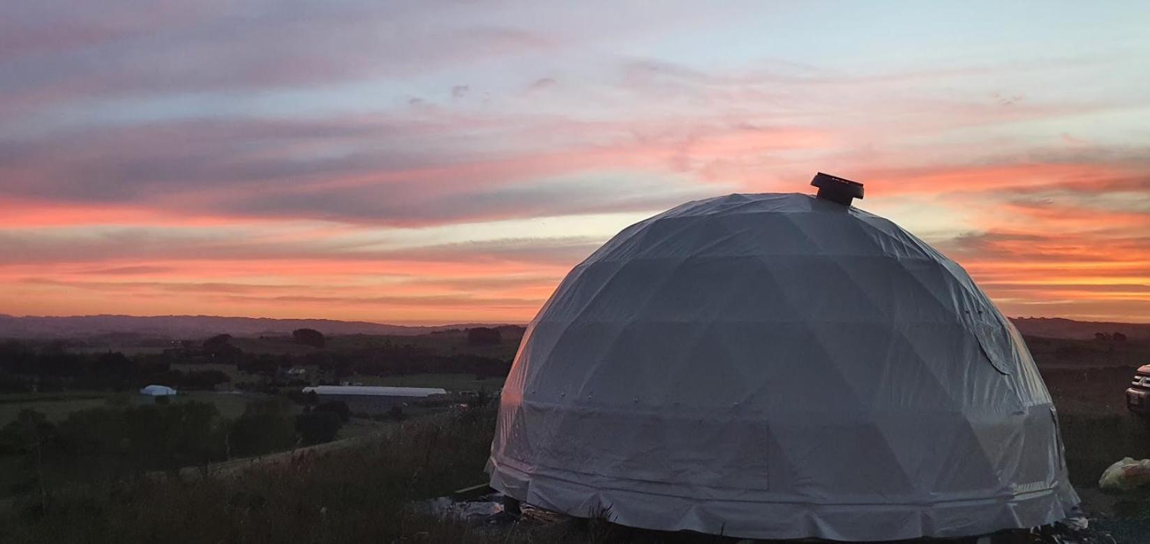 1 Waipu Off-Grid Eco Seaview Geodesic Glamping Dome Otel Dış mekan fotoğraf