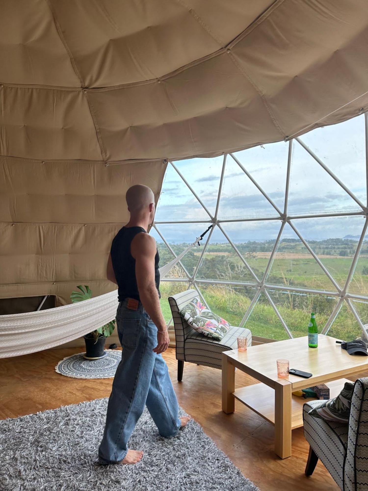 1 Waipu Off-Grid Eco Seaview Geodesic Glamping Dome Otel Dış mekan fotoğraf