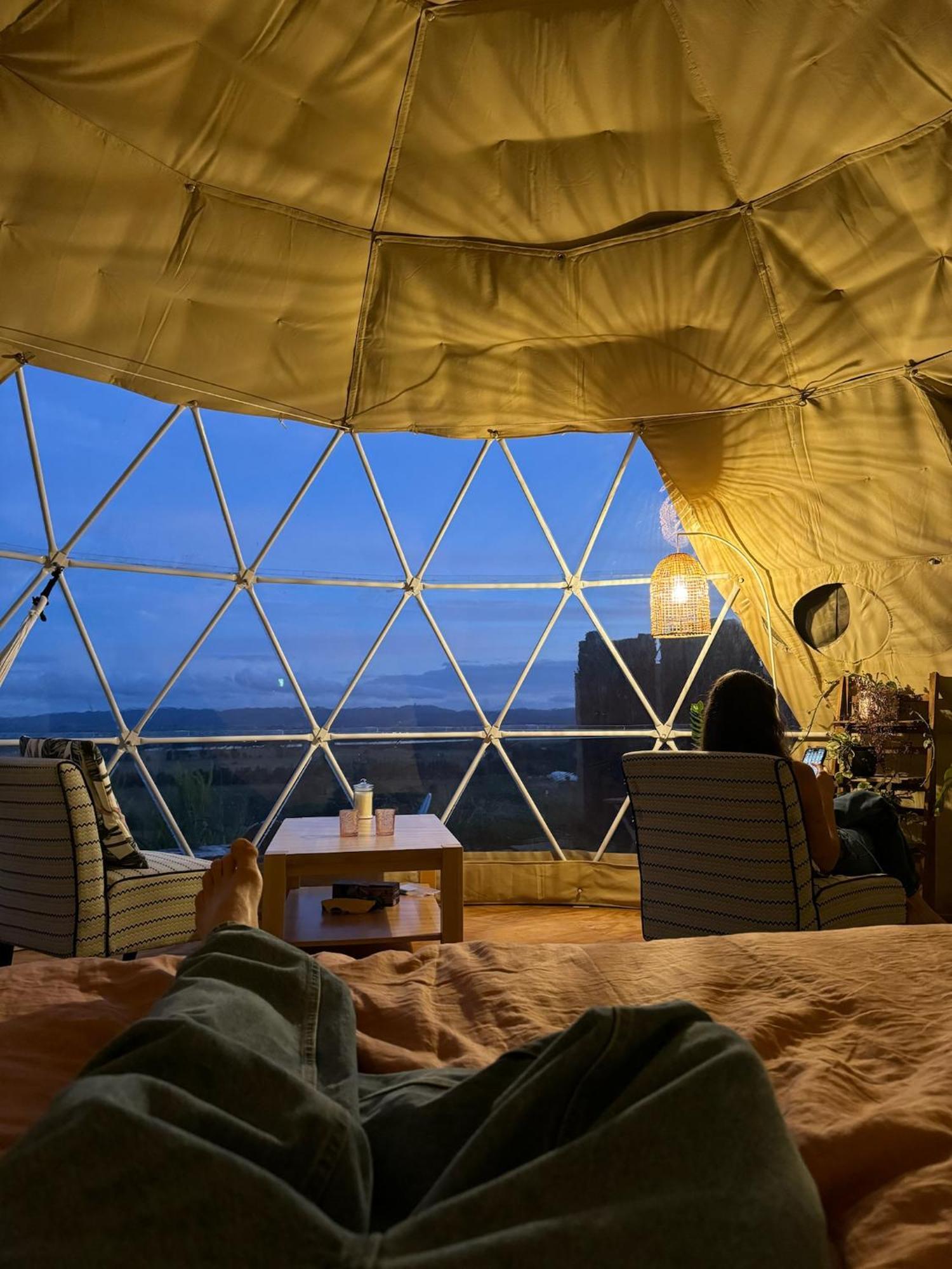 1 Waipu Off-Grid Eco Seaview Geodesic Glamping Dome Otel Dış mekan fotoğraf